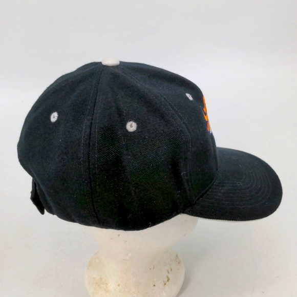 Vintage Denver Broncos NFL Wool Blend Black Strapback Hat Cap New Without Tags - Picture 3 of 8